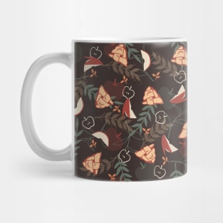 Apple Pie Floral Pattern Mug